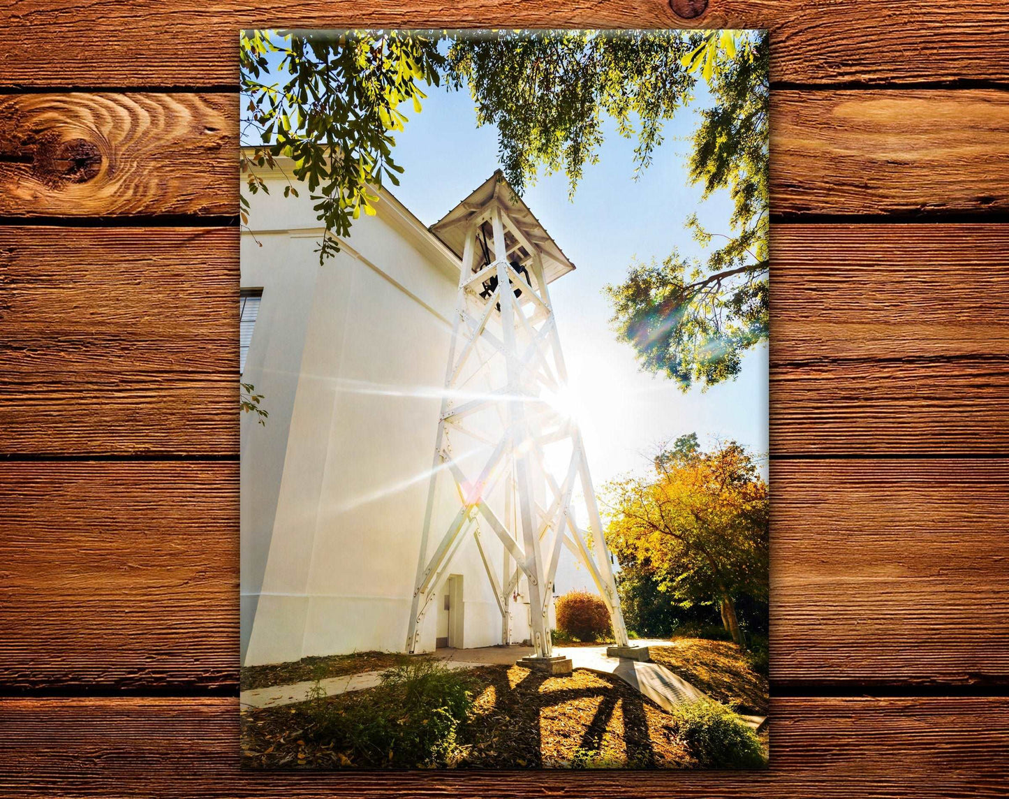 UGA Georgia Bulldogs Fridge Magnet - Chapel Bell 2.5"x3.5" Premium Tin Photo Gift - WRIGHT PHOTO