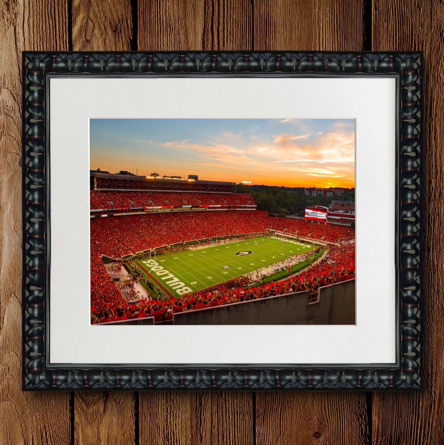 Sanford Stadium Redout Photo Print & Canvas Wrap - Georgia Bulldogs Art