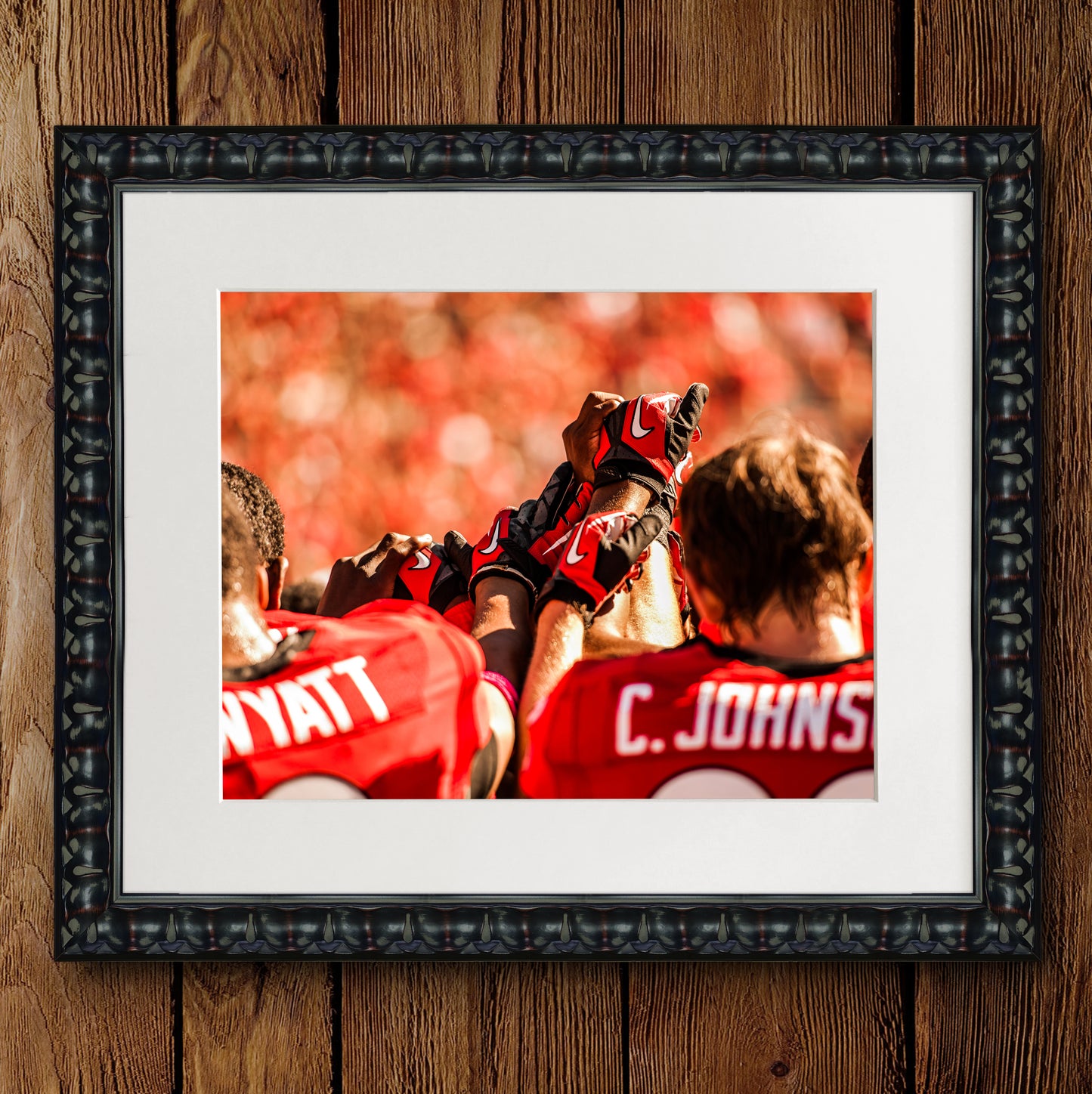 UGA Football Teamwork Photo Print & Canvas Wrap - Georgia Bulldogs Art