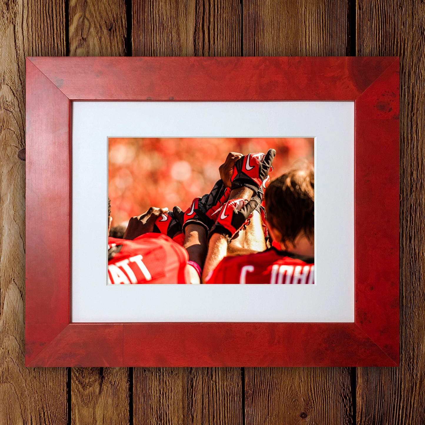 UGA Football Teamwork Photo Print & Canvas Wrap - Georgia Bulldogs Art