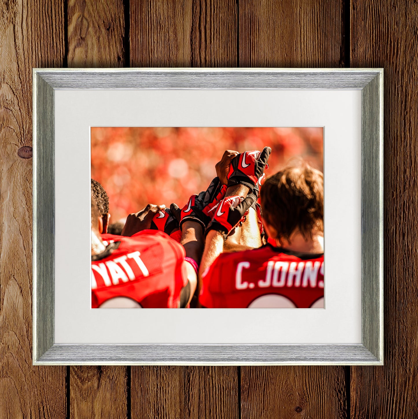 UGA Football Teamwork Photo Print & Canvas Wrap - Georgia Bulldogs Art