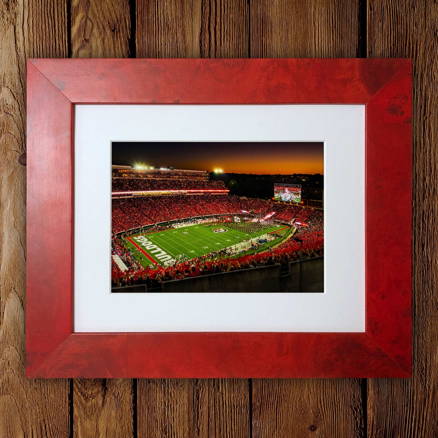 Big Night in Sanford Stadium Photo Print & Canvas Wrap - Georgia Bulldogs Art