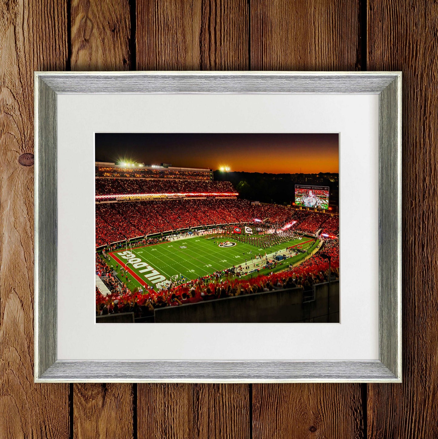 Big Night in Sanford Stadium Photo Print & Canvas Wrap - Georgia Bulldogs Art