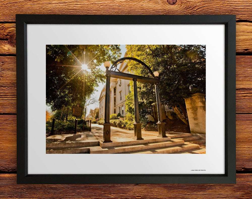 UGA Georgia Bulldogs Art: Campus Arch Art Poster Print - Wright Photo