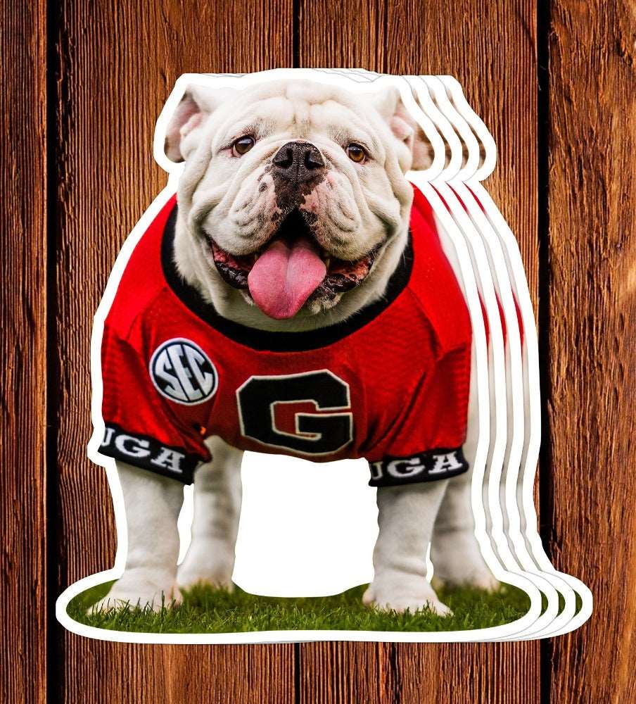 UGA Georgia Bulldogs Sticker - Uga X Mascot Premium UV Vinyl Die-Cut Decal - WRIGHT PHOTO