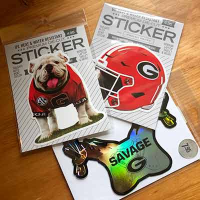 UGA Georgia Bulldogs Stickers, Decals & Magnets