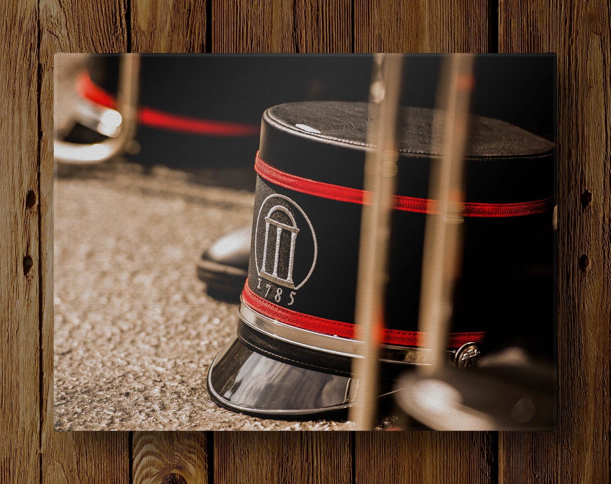 UGA Redcoat Marching Band Shako Photo Print & Canvas Wrap - Georgia Bulldogs Art