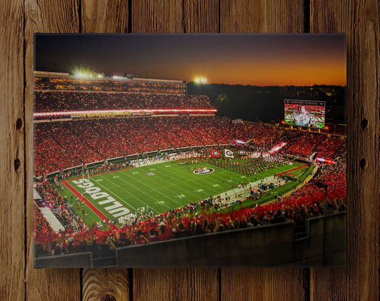 Big Night in Sanford Stadium Photo Print & Canvas Wrap - Georgia Bulldogs Art