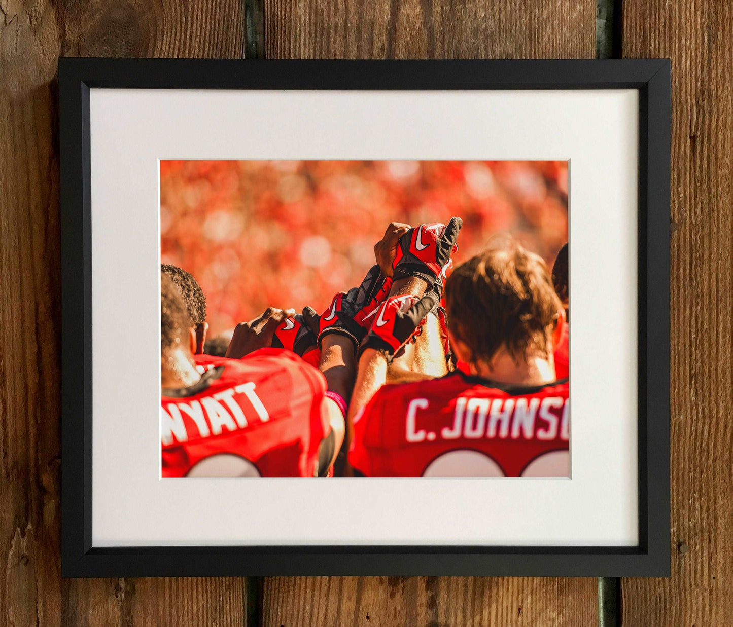 UGA Football Teamwork Photo Print & Canvas Wrap - Georgia Bulldogs Art