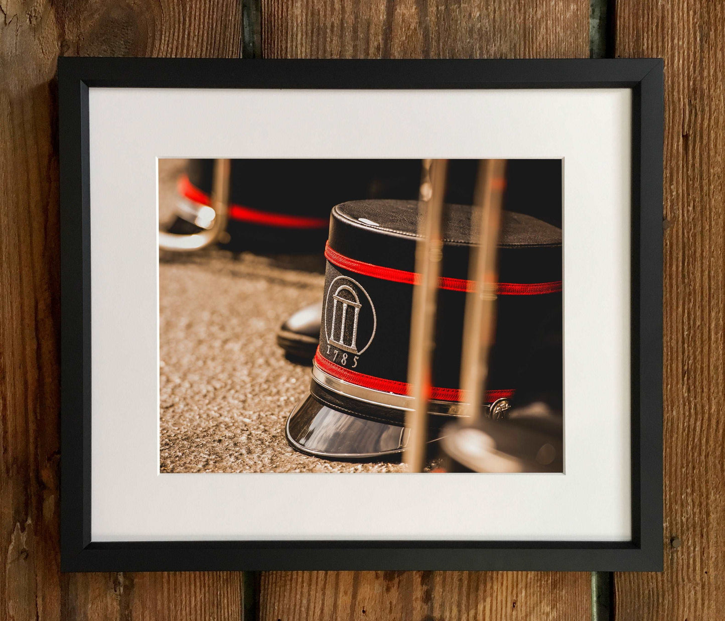 UGA Redcoat Marching Band Shako Photo Print & Canvas Wrap - Georgia Bulldogs Art