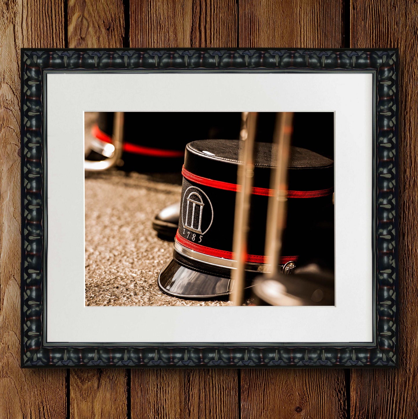 UGA Redcoat Marching Band Shako Photo Print & Canvas Wrap - Georgia Bulldogs Art