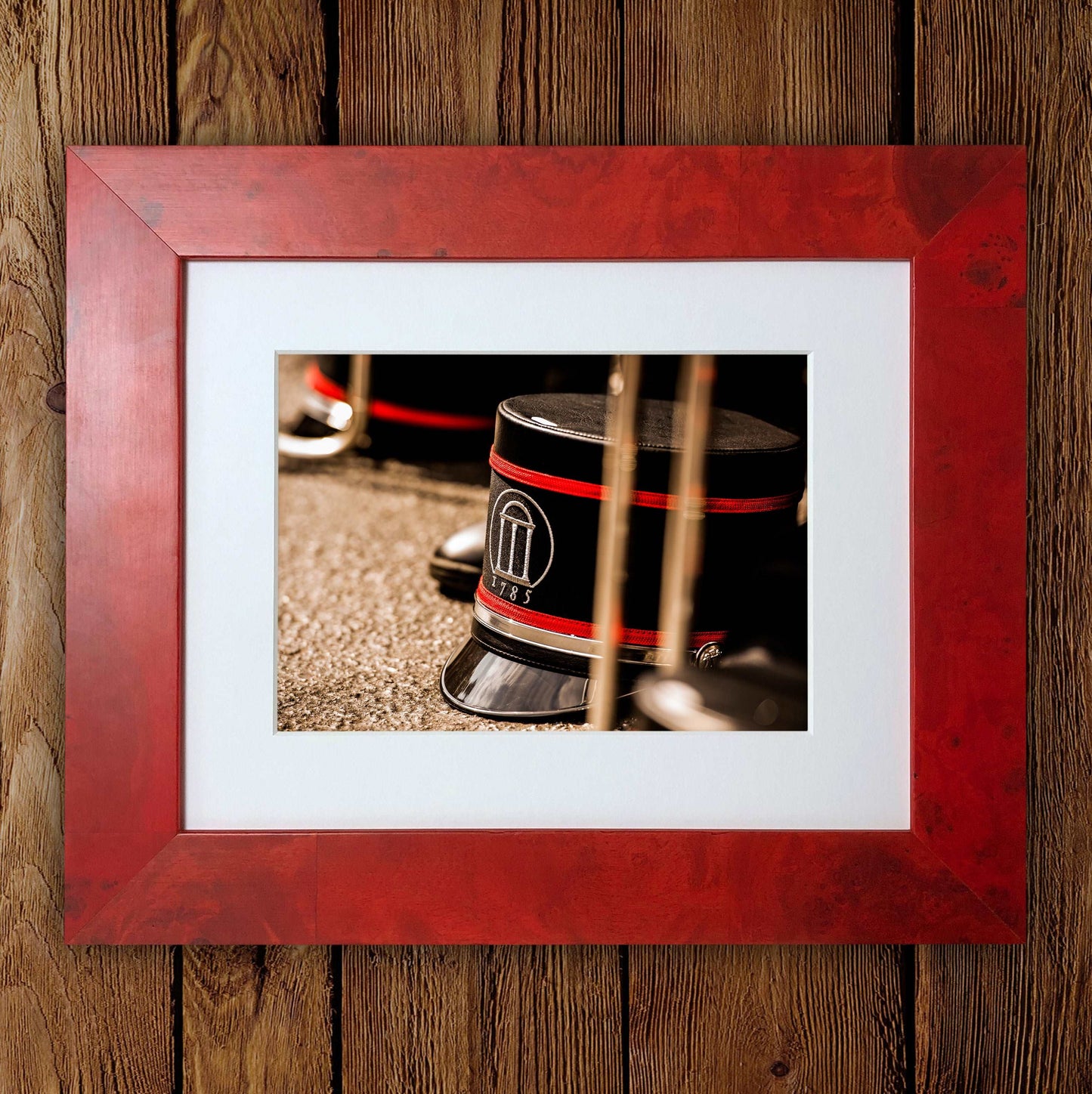 UGA Redcoat Marching Band Shako Photo Print & Canvas Wrap - Georgia Bulldogs Art