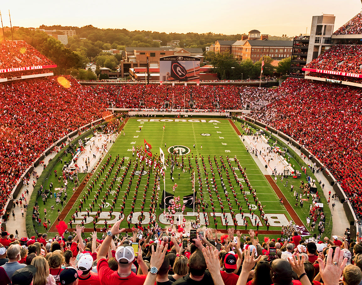 Saturday in Athens Sanford Stadium Photo Print & Canvas Wrap - Georgia Bulldogs Art