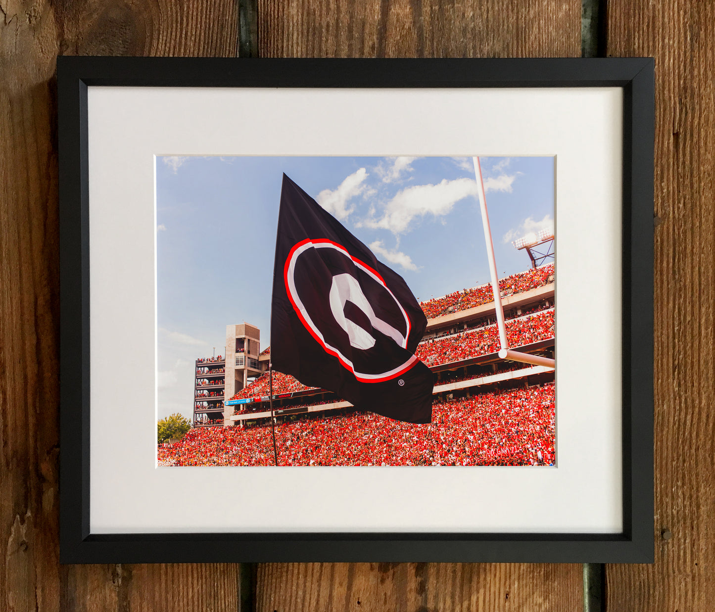 Power G Flag in Sanford Stadium Photo Print & Canvas Wrap - Georgia Bulldogs Art