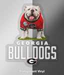 UGA Georgia Bulldogs Sticker - Uga X Mascot Vintage Design Premium UV Vinyl Die-Cut Decal - WRIGHT PHOTO