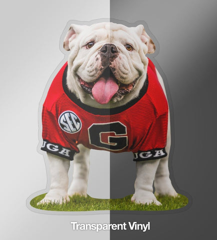 UGA Georgia Bulldogs Sticker - Uga X Mascot Premium UV Vinyl Die-Cut Decal - WRIGHT PHOTO