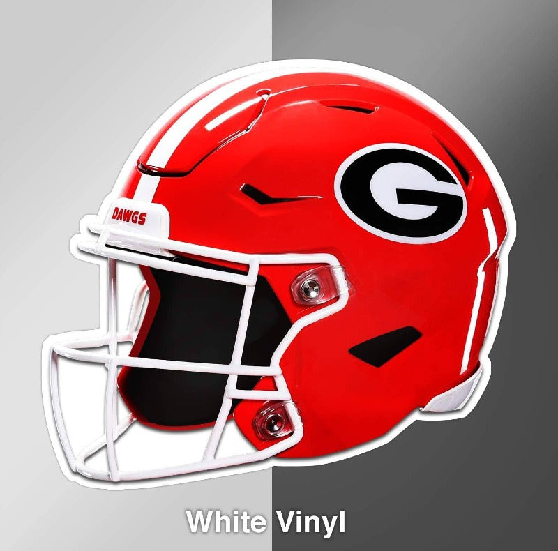 UGA Georgia Bulldogs Sticker - Football Helmet Premium UV Vinyl Die-Cut Decal - WRIGHT PHOTO