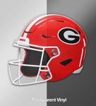 UGA Georgia Bulldogs Sticker - Football Helmet Premium UV Vinyl Die-Cut Decal - WRIGHT PHOTO