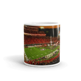 UGA Georgia Bulldogs: Big Night in Sanford Stadium vs Notre Dame Panoramic Photo Mug - 11oz & 15oz Coffee Mug - Photo Mug - Gift & Home Decor - WRIGHT PHOTO