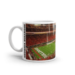 UGA Georgia Bulldogs: Big Night in Sanford Stadium vs Notre Dame Panoramic Photo Mug - 11oz & 15oz Coffee Mug - Photo Mug - Gift & Home Decor - WRIGHT PHOTO